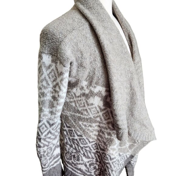 Abercrombie & Fitch‎ Aztec Southwestern Open Cardigan Sweater Womens sz M - Picture 3 of 12